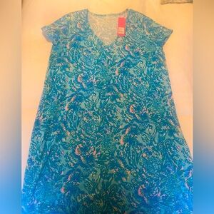 NWT Lilly Pulitzer Etta V-neck Dress XL